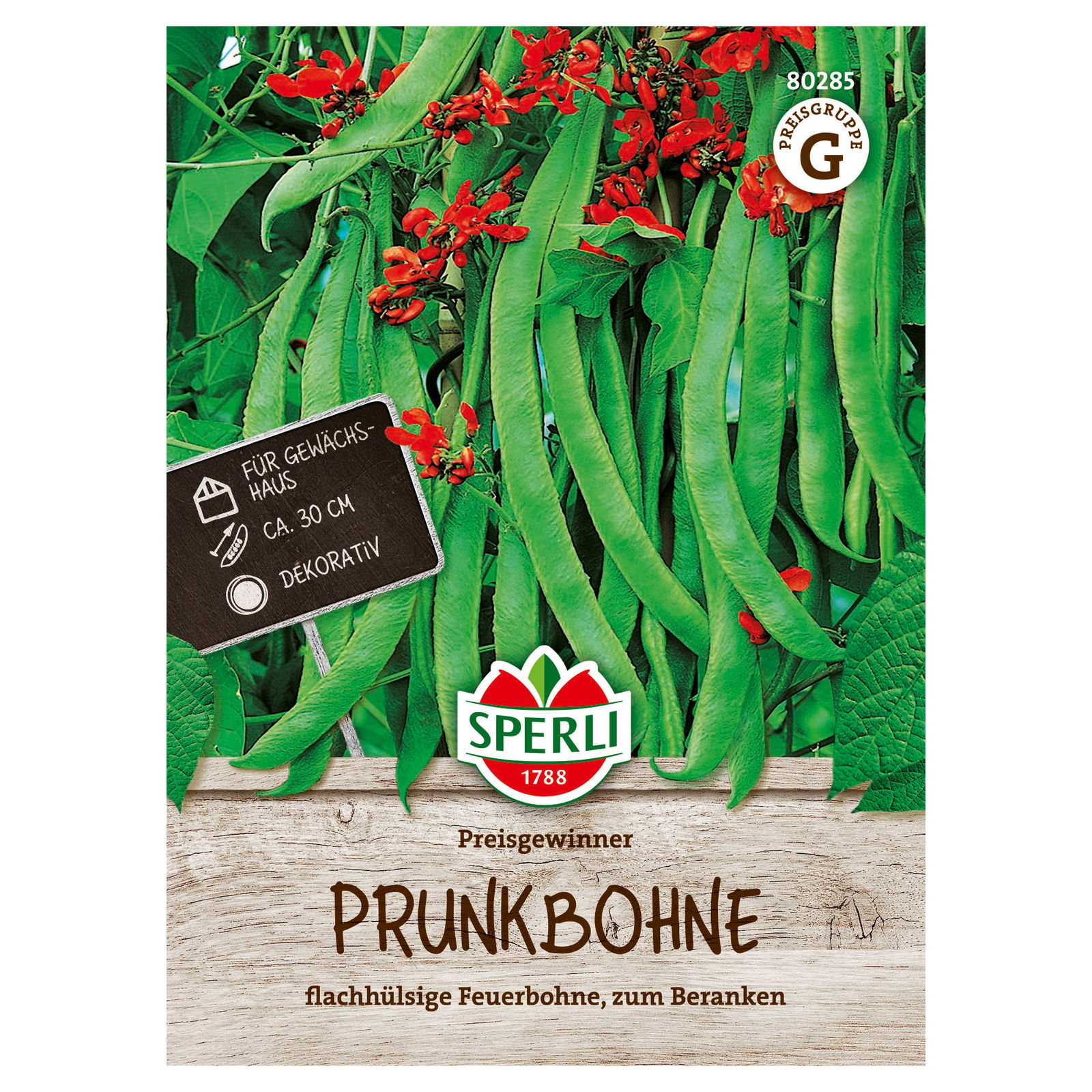 Sperli Saatgut Prunkbohne 'Preisgewinner', grün Sperli Saatgut Prunkbohne 'Preisgewinner', grün