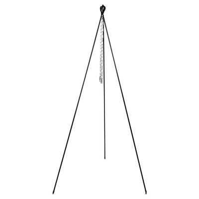 Dreibein mit Kette, Stahl, ca. 5 x 5 x 160 cm Dreibein mit Kette, Stahl, ca. 5 x 5 x 160 cm