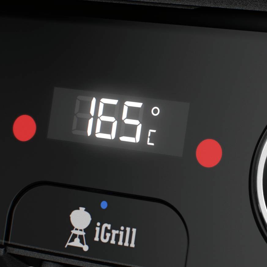 Weber® Elektrogrill Pulse 2000 schwarz, mit Rollwagen