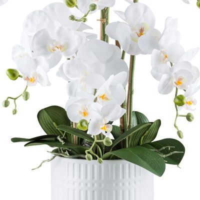 Kunstpflanze Phalaenopsis, weiß, Höhe ca. 60 cm
