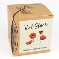 Anzuchtset 'Viel Glück', Mohn