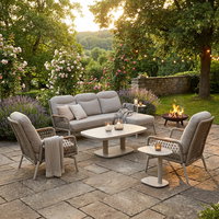 Kölle Loungehocker 'Maui' inkl. Auflagen, creme