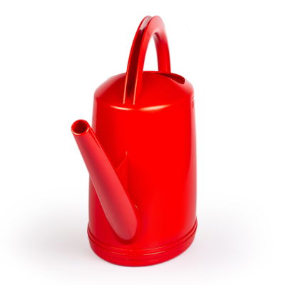 Stöckli Gießkanne, rot, mit Brausekopf, Kunststoff Stöckli Gießkanne, rot, mit Brausekopf, Kunststoff