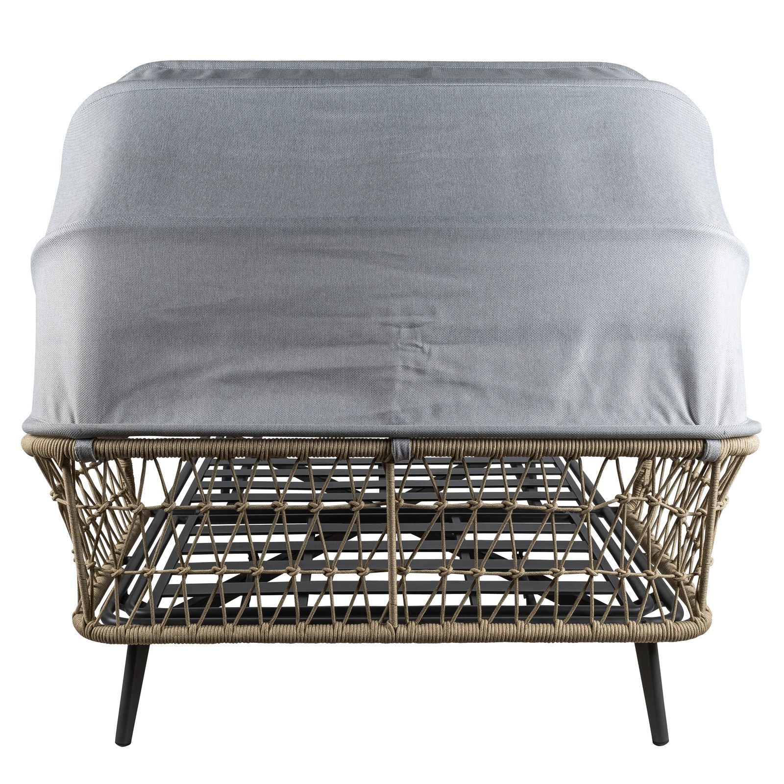 Kölle Sonnenliege 'Sunny' inkl. Auflage & Dach, anthrazit