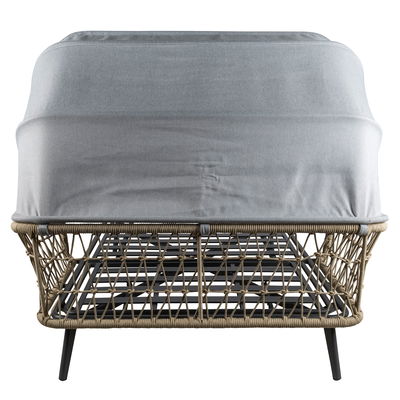 Kölle Sonnenliege 'Sunny' inkl. Auflage & Dach, anthrazit