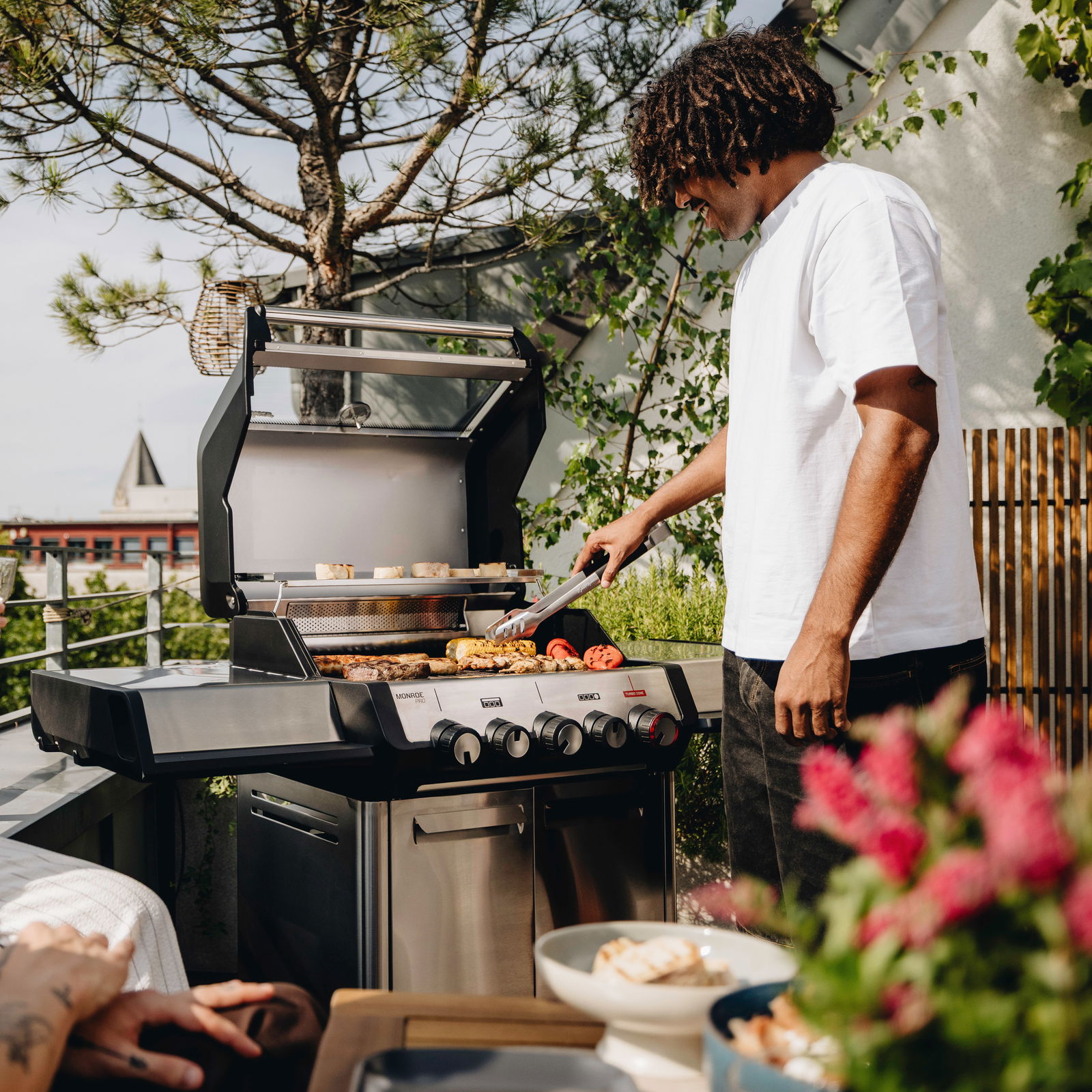 Enders Gasgrill Monroe PRO 3 SIK Turbo, Edelstahl