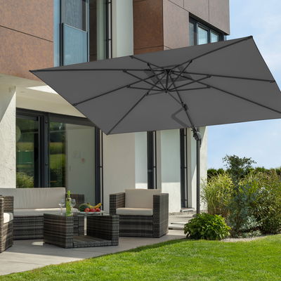 Sonnenschirm 'Rhodos Twist', 350x260 cm Sonnenschirm 'Rhodos Twist', 350x260 cm