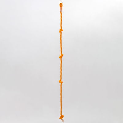 Conacord Kletterseil für Kinder mit 4 Knoten, orange, ca. L190 x Ø20 cm Conacord Kletterseil für Kinder mit 4 Knoten, orange, ca. L190 x Ø20 cm