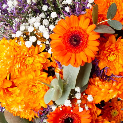 Blumenstrauß 'Rotterdam', handgebunden