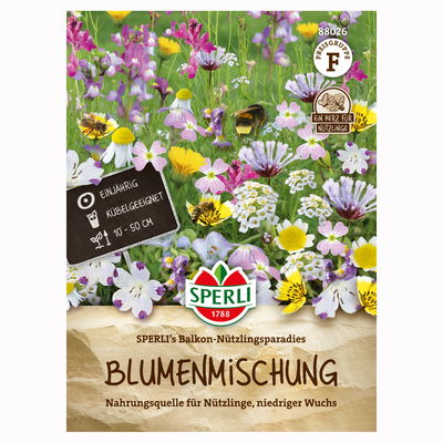 Blumensamenmischung 'Sperli’s Balkon Nützlingswiese', bunt Blumensamenmischung 'Sperli’s Balkon Nützlingswiese', bunt