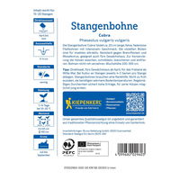 Gemüsesamen, Stangenbohne 'Cobra'