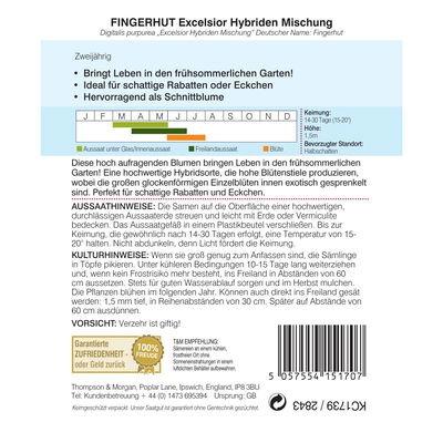 Fingerhut Excelsior Hybrids Mischung