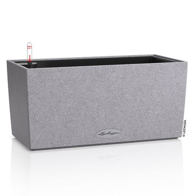 Lechuza 'Balconera Stone 40', steingrau, ca. 40 x 19 x H 19 cm