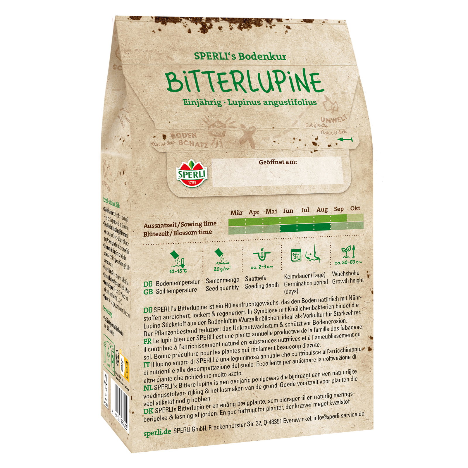 Sperli Bodenkur Bitterlupine, 600 g Sperli Bodenkur Bitterlupine, 600 g