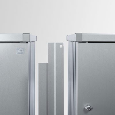 Biohort Verbindungselement für 3 Mülltonnenboxen 'Alex', silber-metallic Biohort Verbindungselement für 3 Mülltonnenboxen 'Alex', silber-metallic