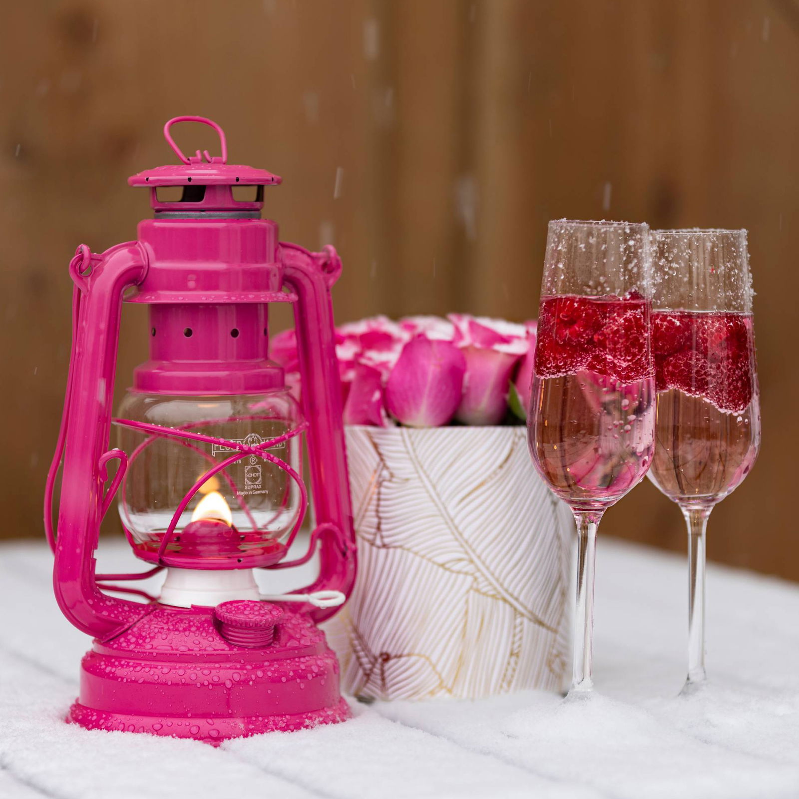 Sturmlaterne 'Baby Special 267', magenta, 26,5 x 13,5 x 15 cm Sturmlaterne 'Baby Special 267', magenta, 26,5 x 13,5 x 15 cm