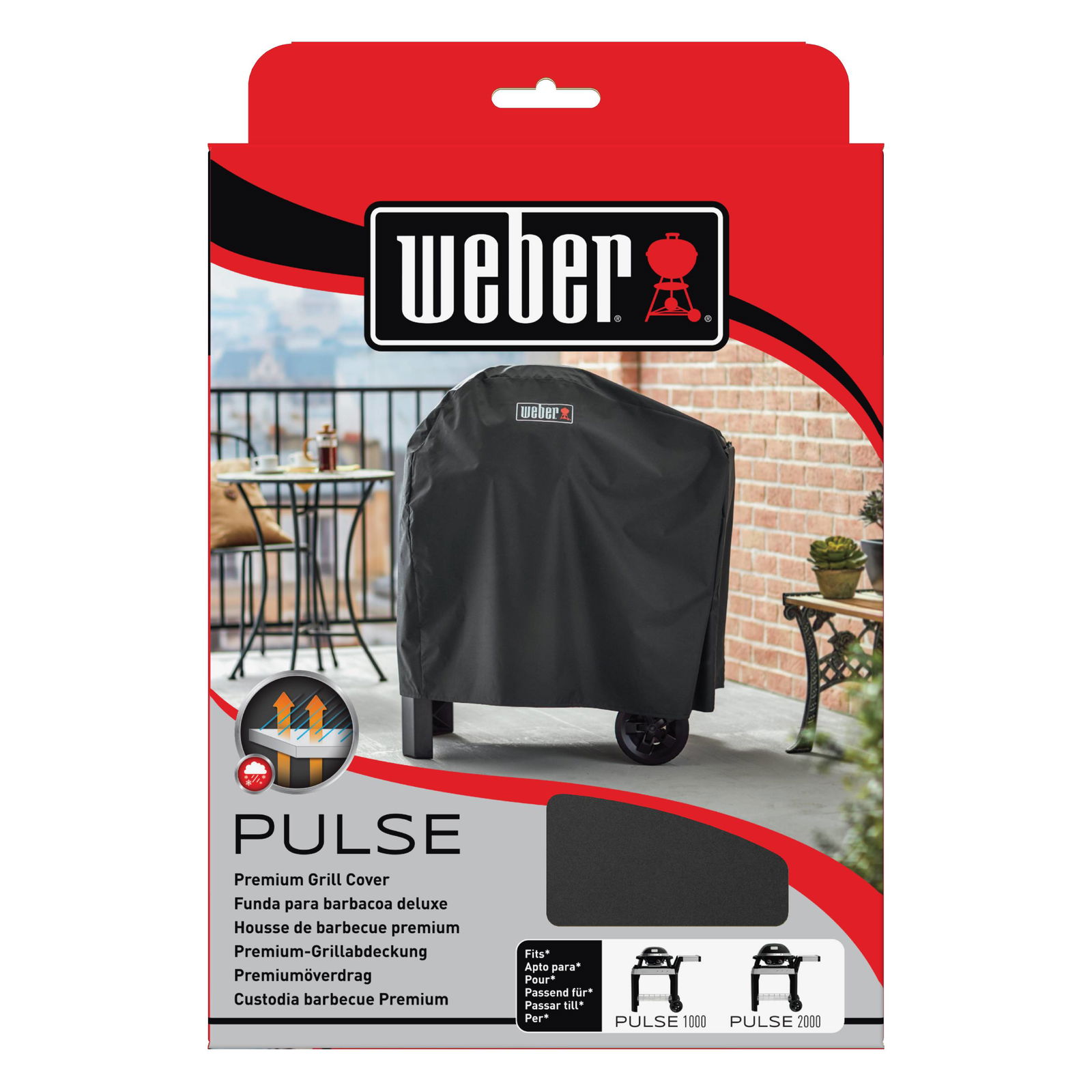Weber® Abdeckhaube für Pulse mit Rollwagen