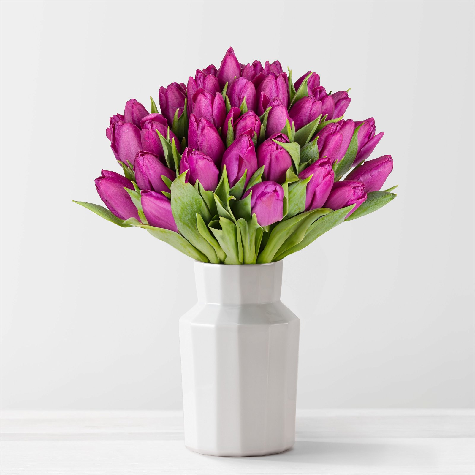 Blumenbund mit Tulpen, 30er-Bund, lila, inkl. gratis Grußkarte