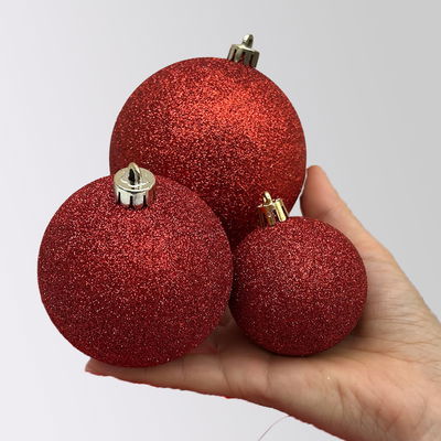 Kugelmix, 26er-Set, weihnachtsrot, ca. Ø 6, 8 & 10 cm Kugelmix, 26er-Set, weihnachtsrot, ca. Ø 6, 8 & 10 cm