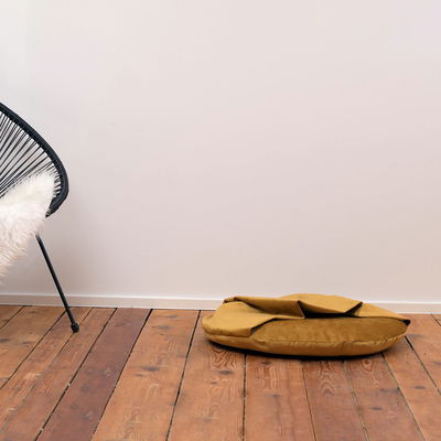 Liegekissen 'Iglu M', gelb, Ø 65 cm