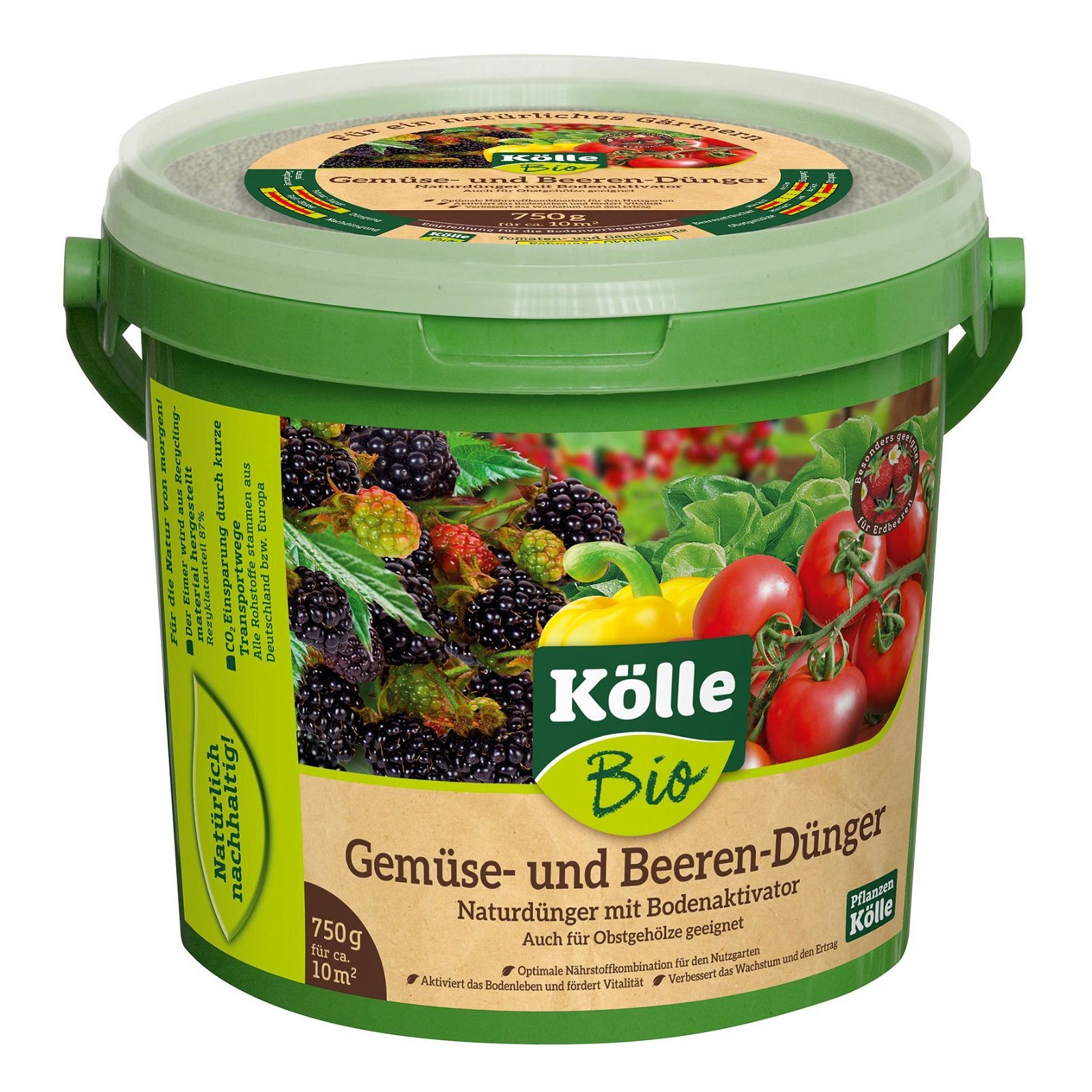 Kölle Bio Gemüse- und Beerendünger, 750 g Eimer