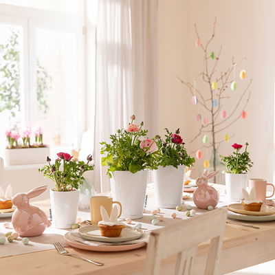 Lechuza 'Mini-Deltini', weiß, ca. 10 x 10 x H 13 cm