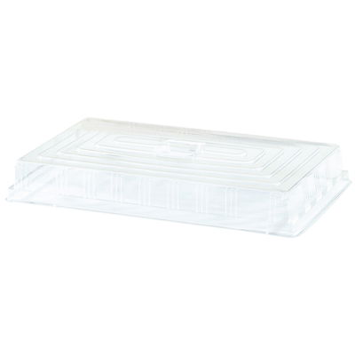 Abdeckhaube für Topfplatte, transparent, Kunststoff, 54 x 32 x 7 cm Abdeckhaube für Topfplatte, transparent, Kunststoff, 54 x 32 x 7 cm