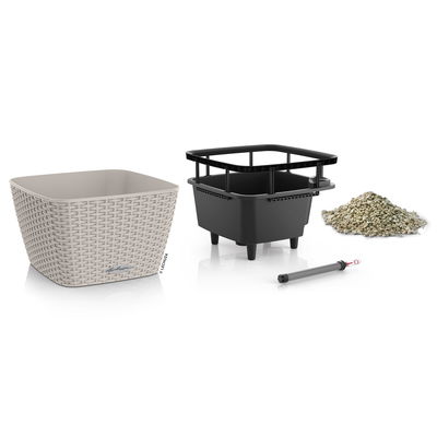 Lechuza 'Bacino Cottage', sandbraun, ca. 30 x 30 x H 18 cm Lechuza 'Bacino Cottage', sandbraun, ca. 30 x 30 x H 18 cm