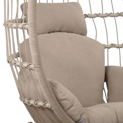 Sungörl Hängesessel 'Folt Prestige' inkl. Auflagen, anthrazit/braun