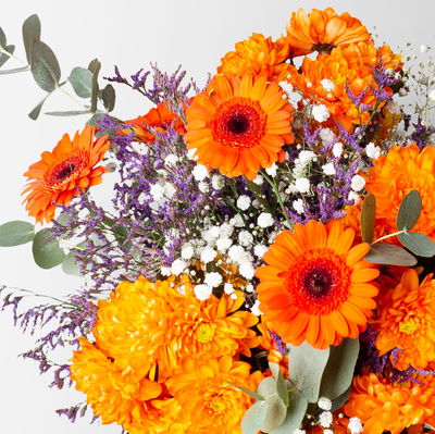 Blumenstrauß 'Rotterdam', handgebunden