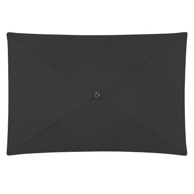 Doppler Sonnenschirm 'Active Green Edition', anthrazit, ca. 200 x 120 cm