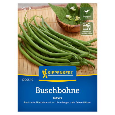 Saatgut, Buschbohne 'Davis'