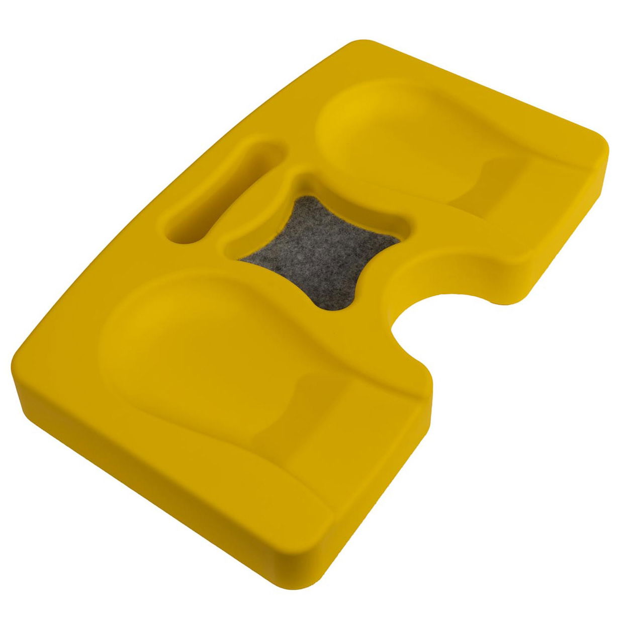 Kniekissen, gelb, ca. 41 x 25 x 4,5 cm Kniekissen, gelb, ca. 41 x 25 x 4,5 cm