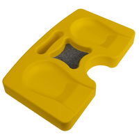 Kniekissen, gelb, ca. 41 x 25 x 4,5 cm Kniekissen, gelb, ca. 41 x 25 x 4,5 cm