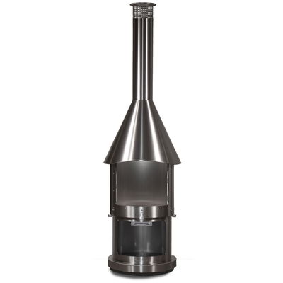 Buschbeck Edelstahlkamin 'Melbourne', grau, Höhe ca. 230 cm Buschbeck Edelstahlkamin 'Melbourne', grau, Höhe ca. 230 cm