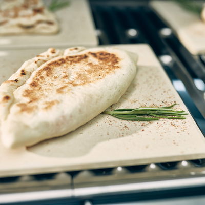 Enders Pizzastein, 4er-Set, braun, Cordierit, 1 x 19 x 10,9 cm