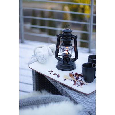 Sturmlaterne 'Baby Special 276', mattschwarz, 26,5 x 13,5 x 15 cm Sturmlaterne 'Baby Special 276', mattschwarz, 26,5 x 13,5 x 15 cm