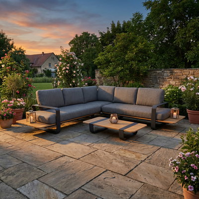 Kölle Loungegruppe 'Dox' inkl. Auflagen, 4tlg.