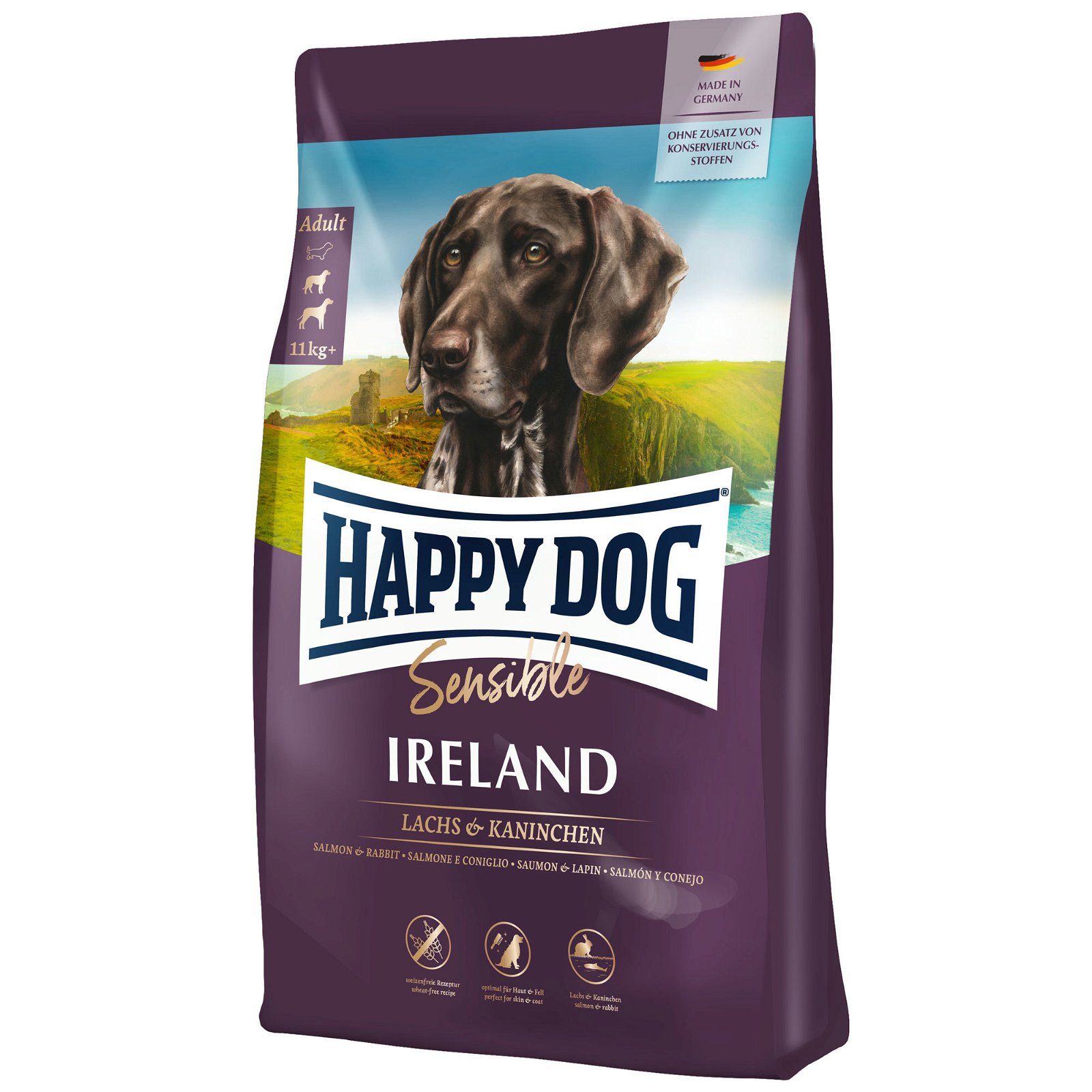 Happy Dog Sensible Irland Lachs & Kaninchen, 300 g