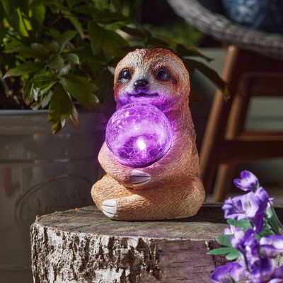 Smartsolar Faultier mit Solarkugel, Höhe ca. 19 cm Smartsolar Faultier mit Solarkugel, Höhe ca. 19 cm