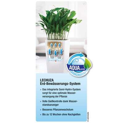 Lechuza 'Cubico 22', silber, ca. 22 x 22 x H 41 cm Lechuza 'Cubico 22', silber, ca. 22 x 22 x H 41 cm