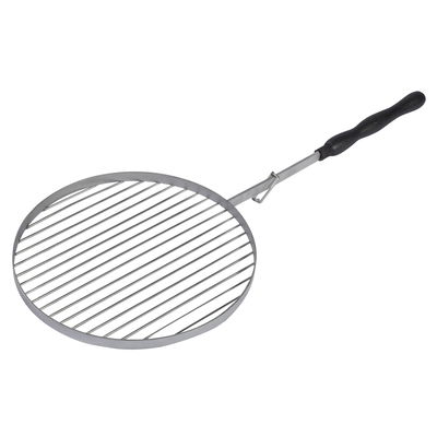 Edelstahl-Grillrost, silber, ca. Ø 50 cm Edelstahl-Grillrost, silber, ca. Ø 50 cm
