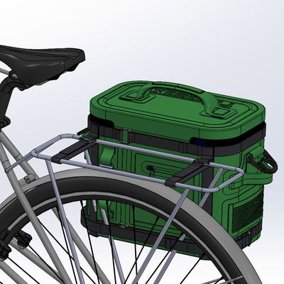 Petromax Fahrradgurt für Kühltasche, schwarz Petromax Fahrradgurt für Kühltasche, schwarz