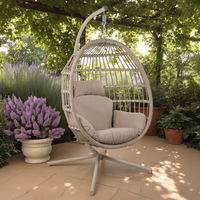 Sungörl Hängesessel 'Folt Prestige' inkl. Auflagen, anthrazit/braun