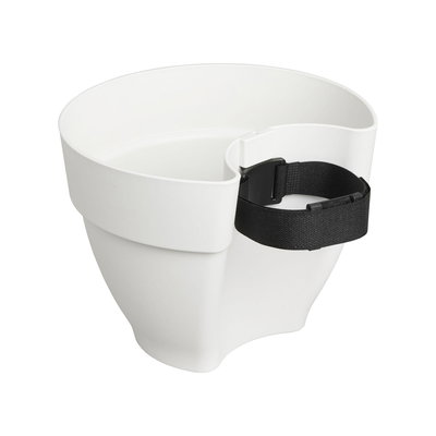 Elho Fallrohrpflanzgefäß 'Vibia Campana', seidenweiß