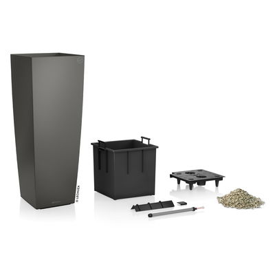 Lechuza 'Cubico Alto 40', anthrazit, ca. 39,5 x 39,5 x H 105 cm