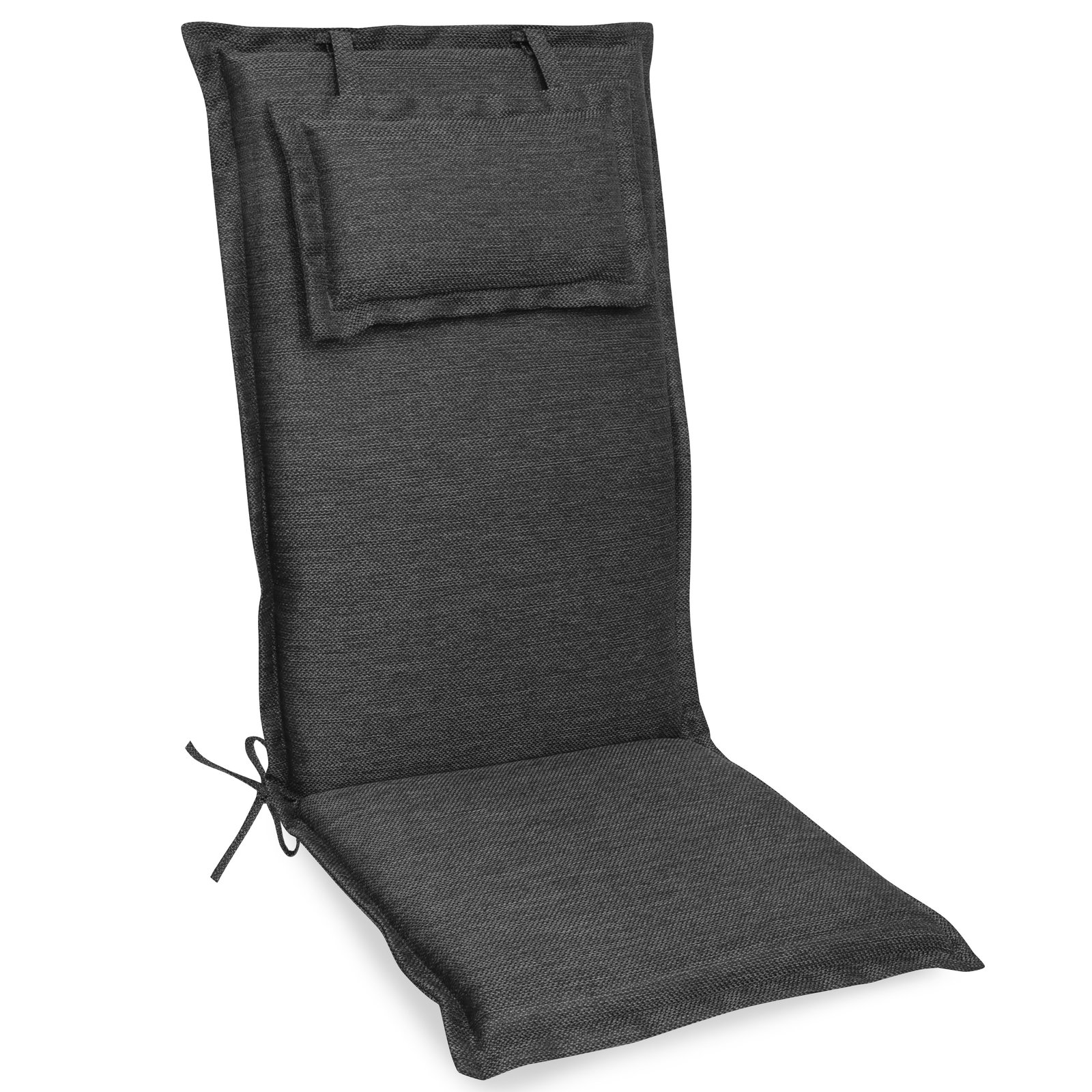 Kölles Beste Hochlehnerauflage 'Twist', anthrazit, ca. 120 x 50 cm Kölles Beste Hochlehnerauflage 'Twist', anthrazit, ca. 120 x 50 cm