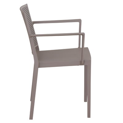 Stapelsessel 'Square', taupe Stapelsessel 'Square', taupe