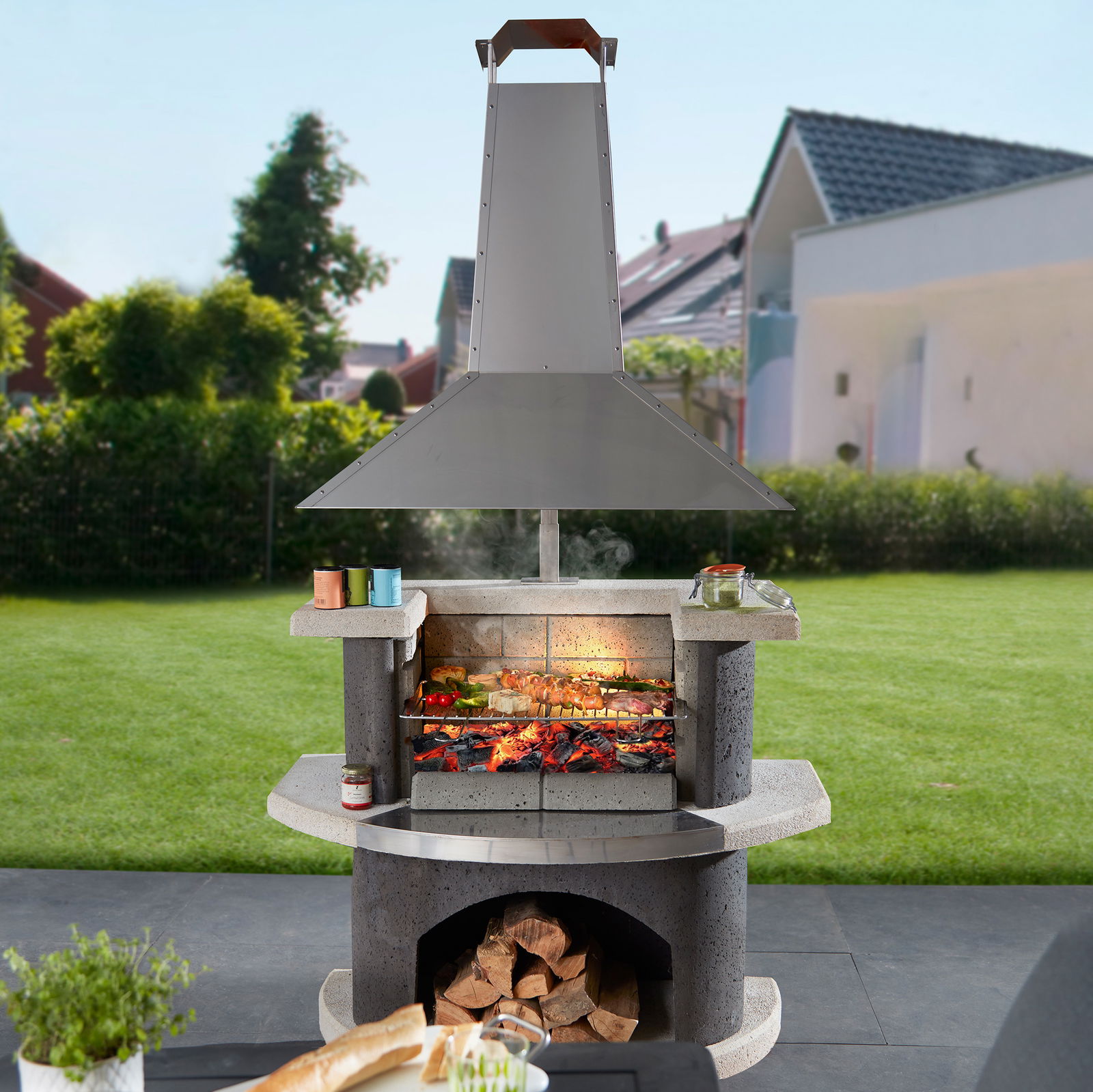 Buschbeck Grillkamin Zürich inkl. Grillrost Buschbeck Grillkamin Zürich inkl. Grillrost