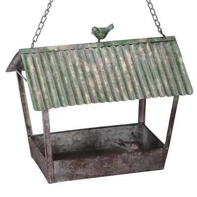 Futterhaus, Eisen, ca. 32 x 22 x H27 cm Futterhaus, Eisen, ca. 32 x 22 x H27 cm